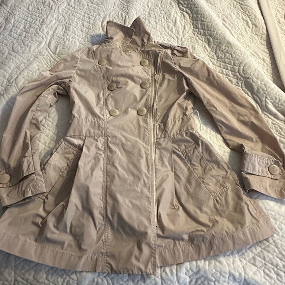 Moncler Light Tan Trench Coat with Button Details - Picture 1 of 8